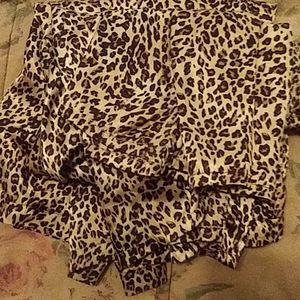 2 piece leopard print pajamas